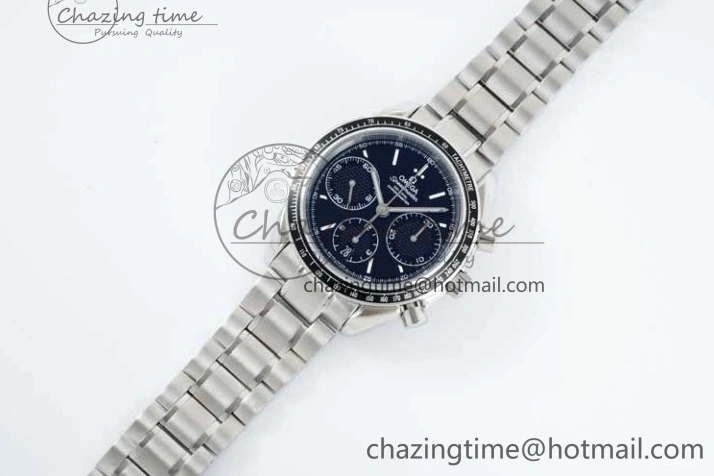 0503 Speedmaster Racing Master SS HKF Best Edition Black Dial on SS Bracelet A Versatile 7810